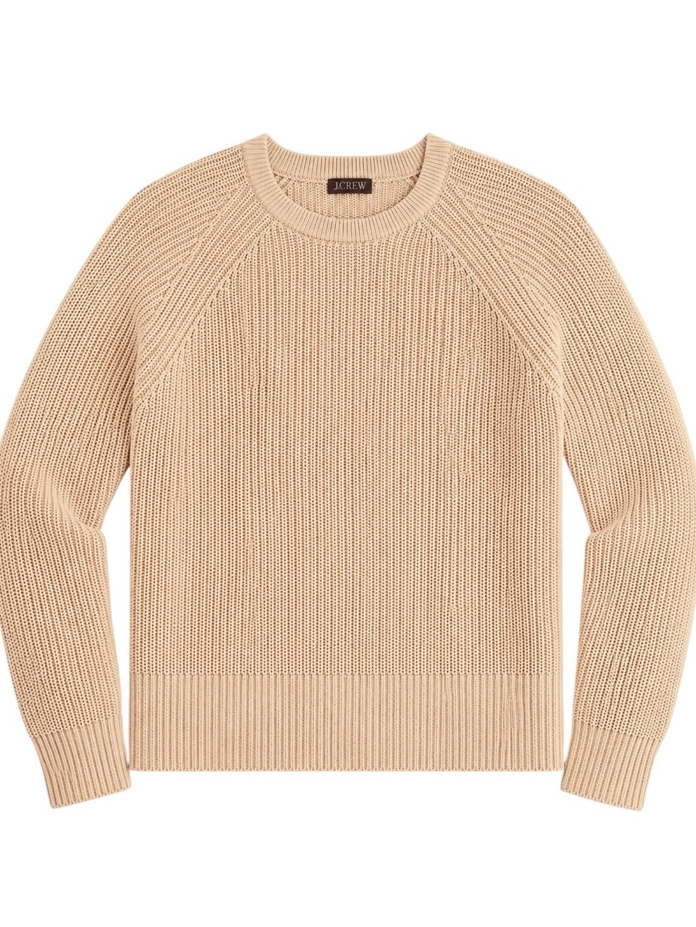 J.Crew Butter Yellow Fisherman Sweater Coastal Grandma Size L